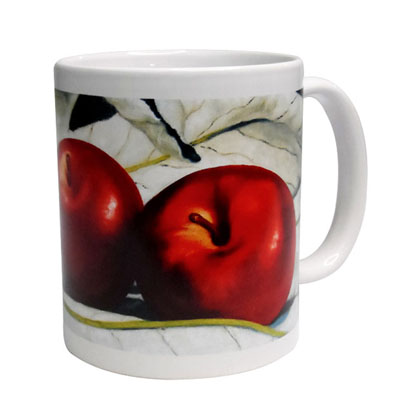 Taza Mug de cerámica, 11 onz con obra de arte sublimada de Raimundo López Silveiro